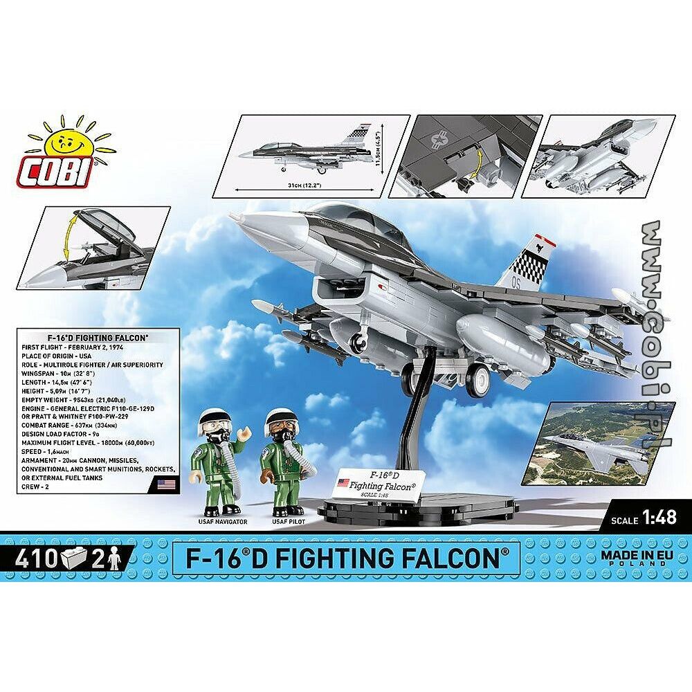 COBI Armed Forces - F-16D Fighting Falcon 410 pcs