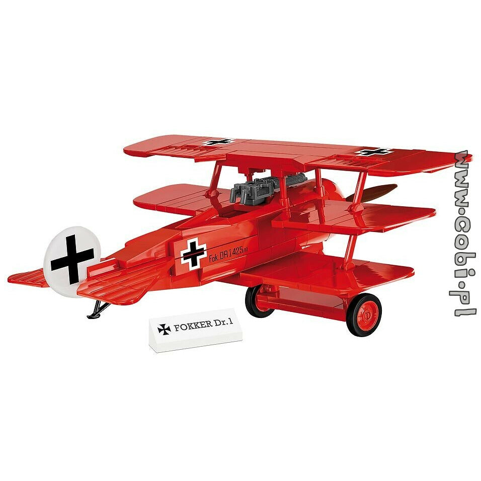 COBI World War I - Fokker Dr1 Red Baron (174 Pieces)