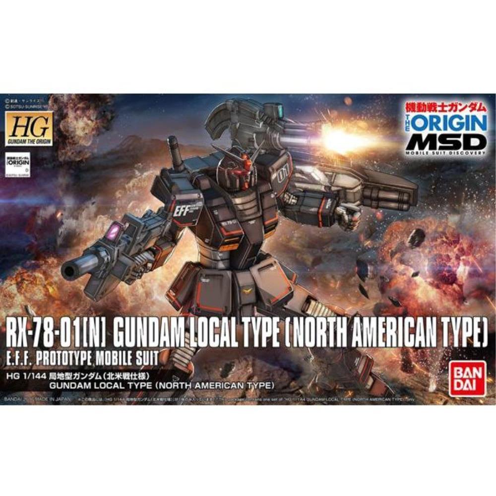 BANDAI 1/144 HG Gundam Local Type N/American F (G0218428)