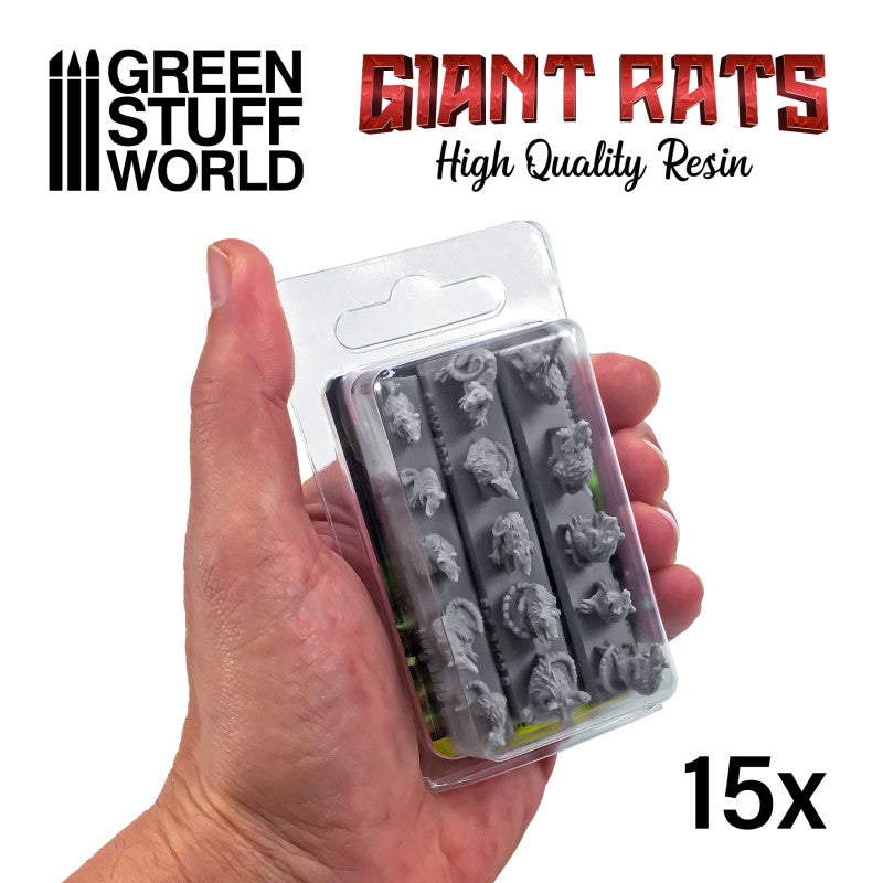 GREEN STUFF WORLD Giant Rats Resin Set