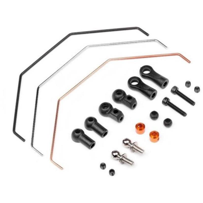 (Clearance Item) HB RACING Rear Sway Bar Set D418/D413