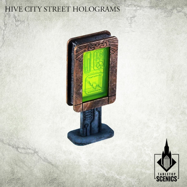 TABLETOP SCENICS Hive City Street Holograms