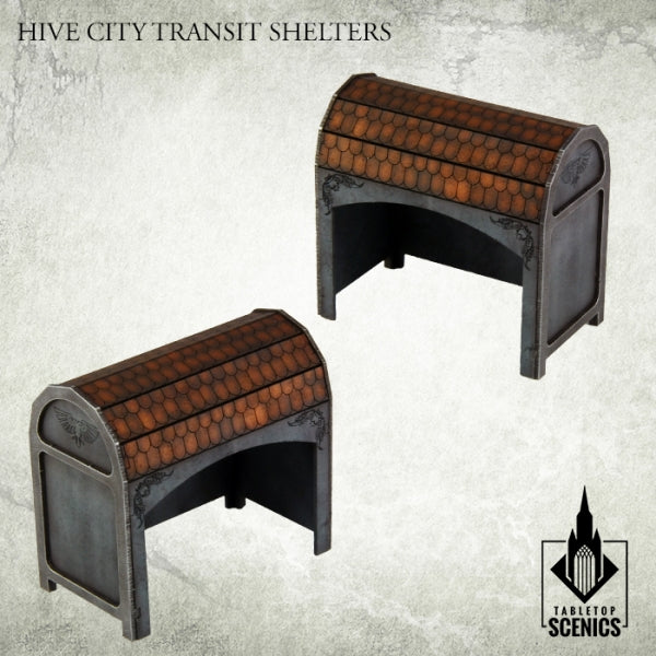 TABLETOP SCENICS Hive City Transit Shelters