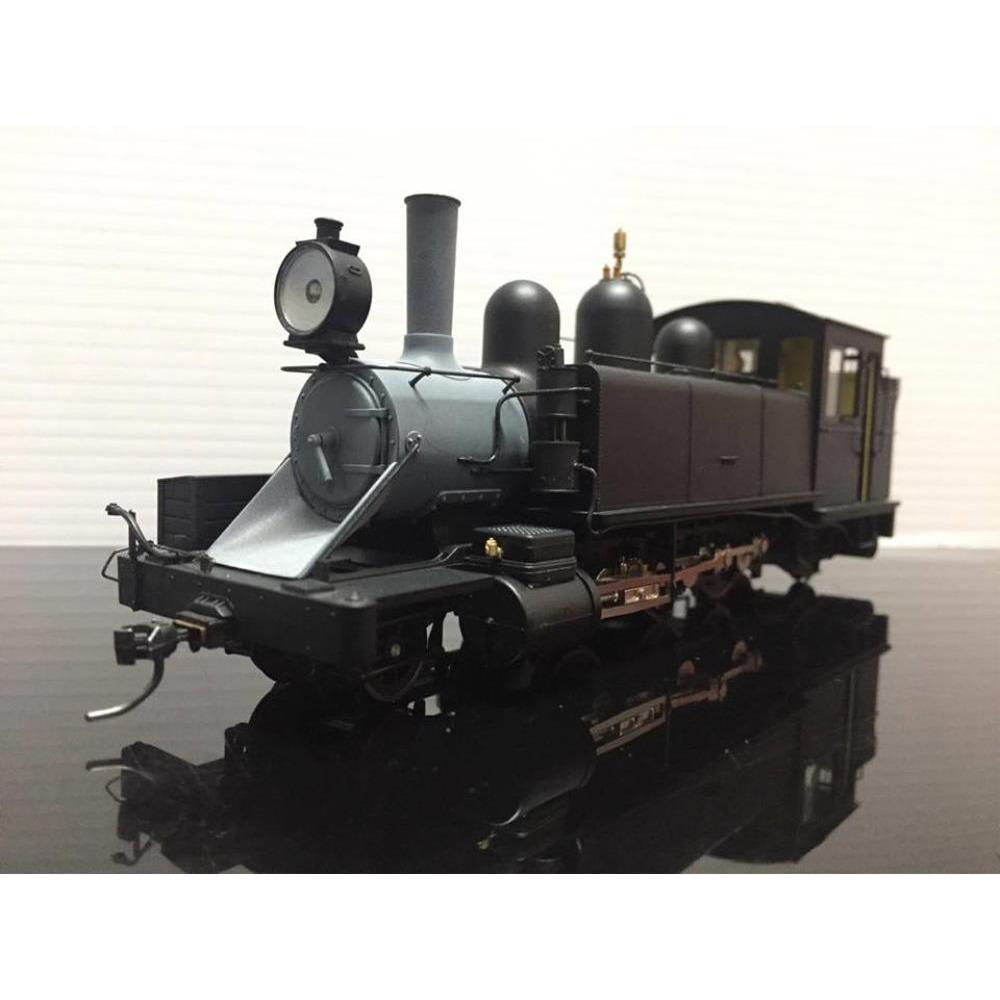 HASKELL On30 NA Class Puffing Billy Locomotive - Black (Modern Smoke Stack)