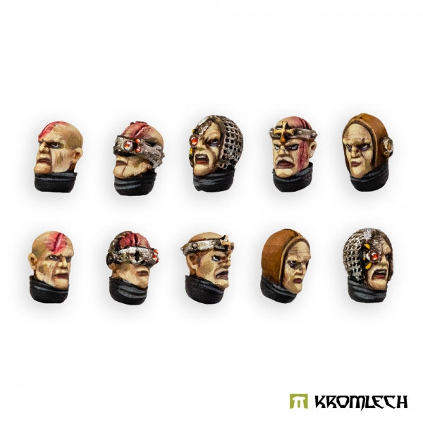 KROMLECH Imperial Crusaders Heads (10)