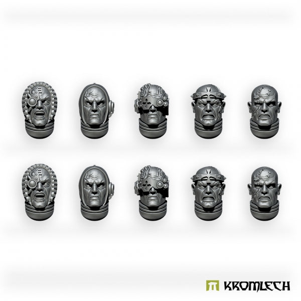 KROMLECH Imperial Crusaders Heads (10)