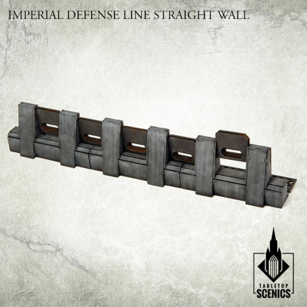 TABLETOP SCENICS Imperial Defense Line: Straight Wall