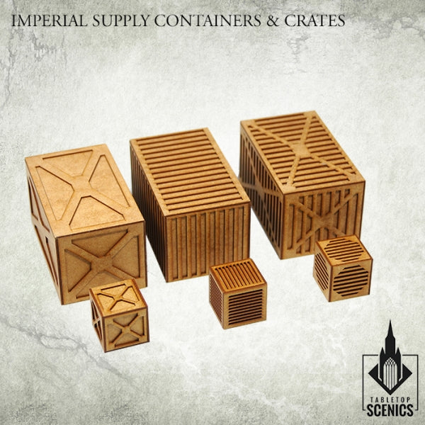 TABLETOP SCENICS Imperial Supply Containers & Crates