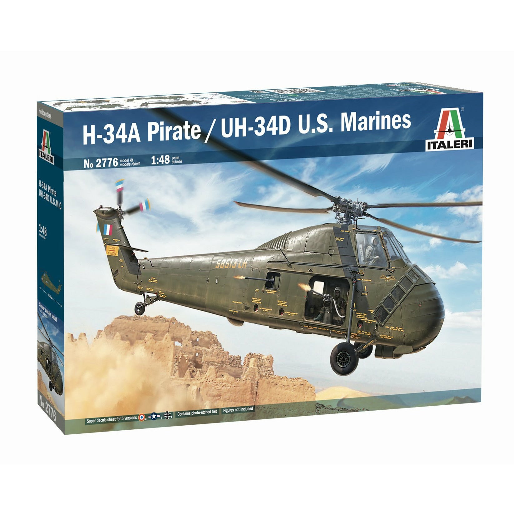 ITALERI 1/48 H-34A Pirate/UH-34D U.S. Marines