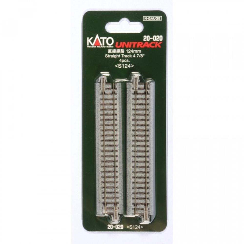 KATO N Unitrack Straight 124mm 4 Pack