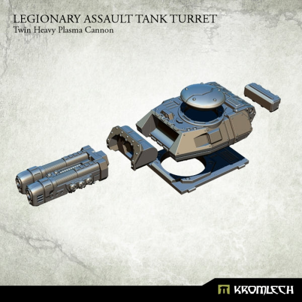 KROMLECH Legionary Assault Tank Turret: Twin Heavy Plasma C