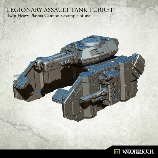 KROMLECH Legionary Assault Tank Turret: Twin Heavy Plasma C