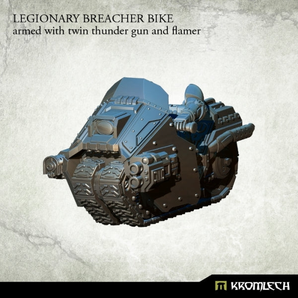 KROMLECH Legionary Breacher Bike (1) Armed with Twin Thunder Gun and Flamer