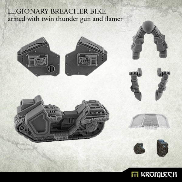 KROMLECH Legionary Breacher Bike (1) Armed with Twin Thunder Gun and Magma Rifle