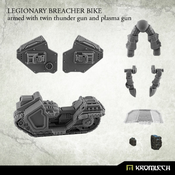 KROMLECH Legionary Breacher Bike (1) Armed with Twin Thunder Gun and Plasma Gun