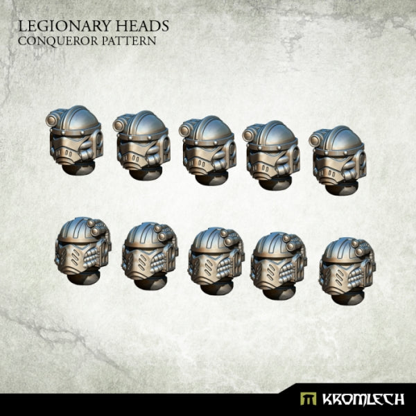 KROMLECH Legionary Heads: Conqueror Pattern (10)