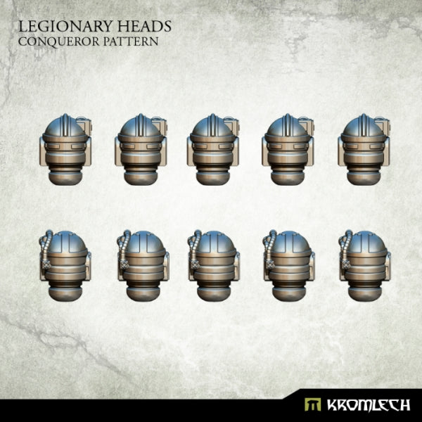 KROMLECH Legionary Heads: Conqueror Pattern (10)