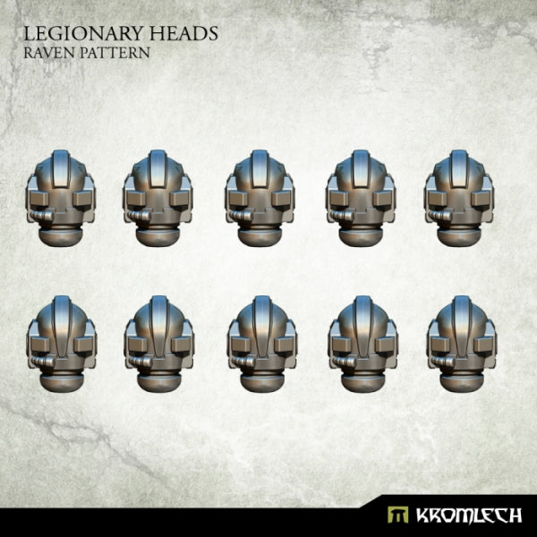 KROMLECH Legionary Heads: Raven Pattern (10)