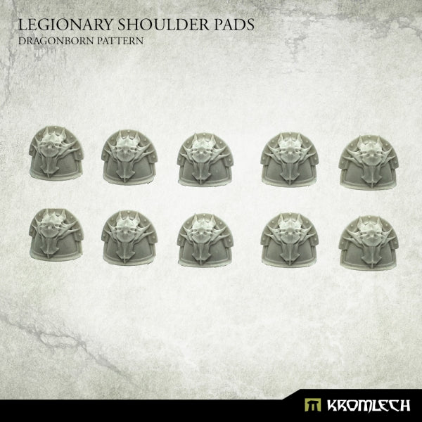 KROMLECH Legionary Shoulder Pads: Dragon Pattern (10)