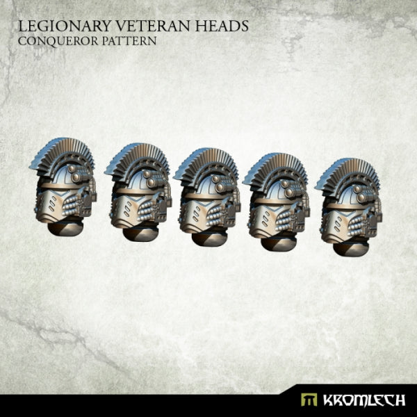 KROMLECH Legionary Veteran Heads: Conqueror Pattern (5)