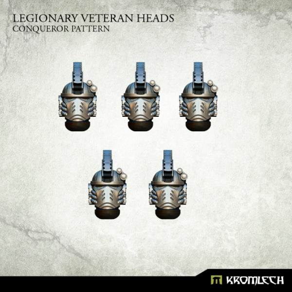 KROMLECH Legionary Veteran Heads: Conqueror Pattern (5)