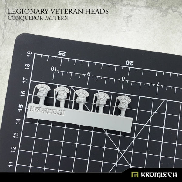 KROMLECH Legionary Veteran Heads: Conqueror Pattern (5)