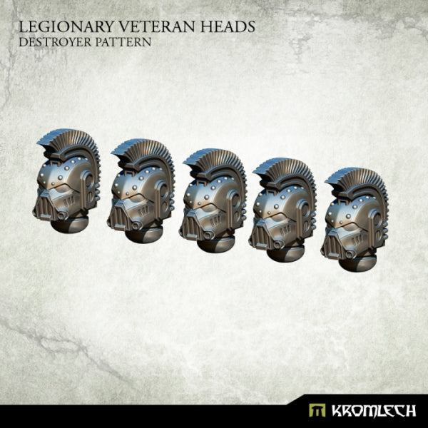 KROMLECH Legionary Veteran Heads: Destroyer Pattern (5)