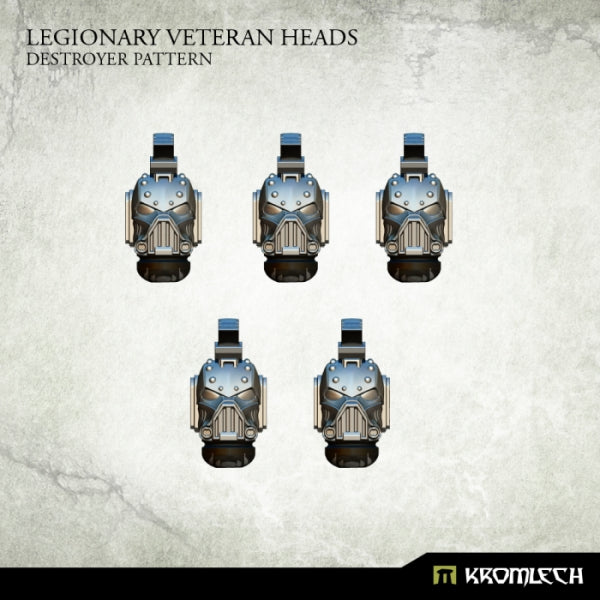 KROMLECH Legionary Veteran Heads: Destroyer Pattern (5)