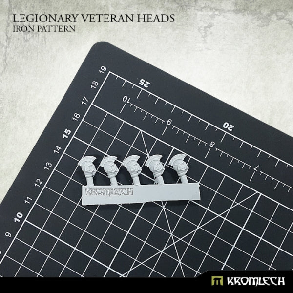 KROMLECH Legionary Veteran Heads: Iron Pattern (5)