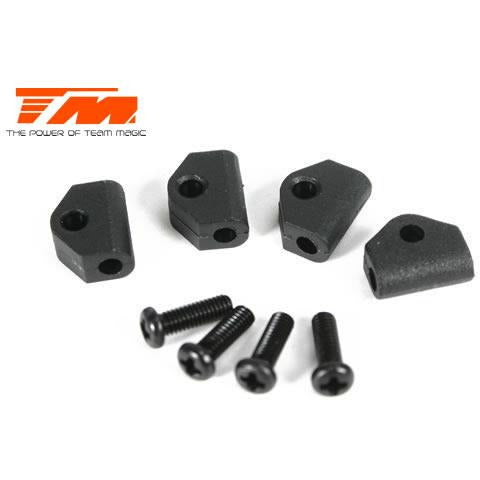 TEAM MAGIC Throttle Pivot & 2.6x8mm Screw (4)