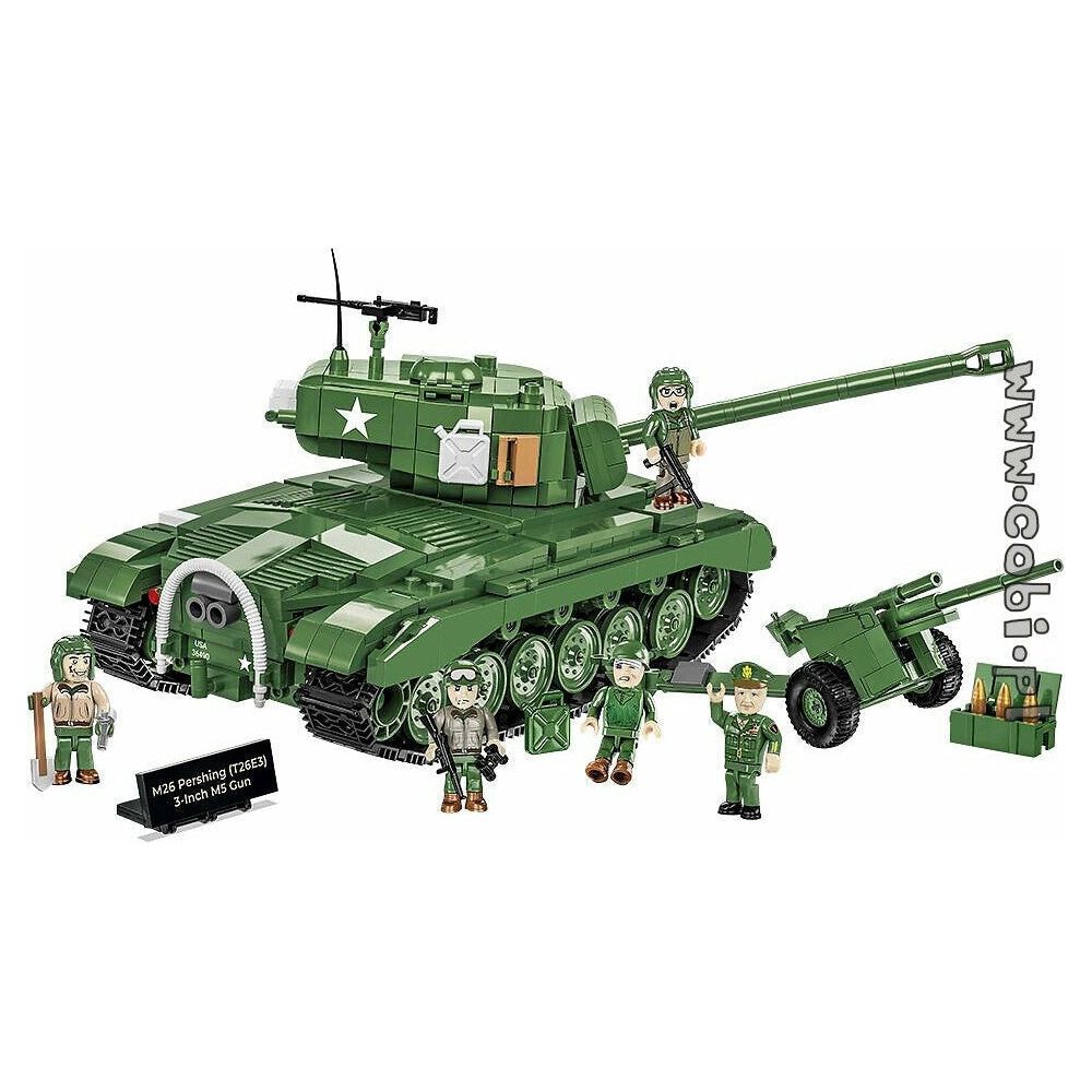 COBI WWII - M26 Pershing & 3-inch M5 1065 pcs