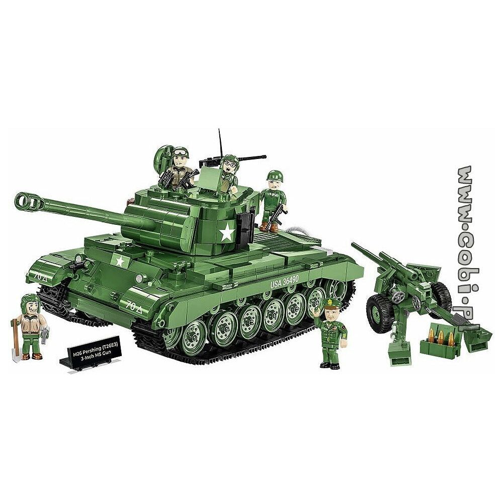 COBI WWII - M26 Pershing & 3-inch M5 1065 pcs