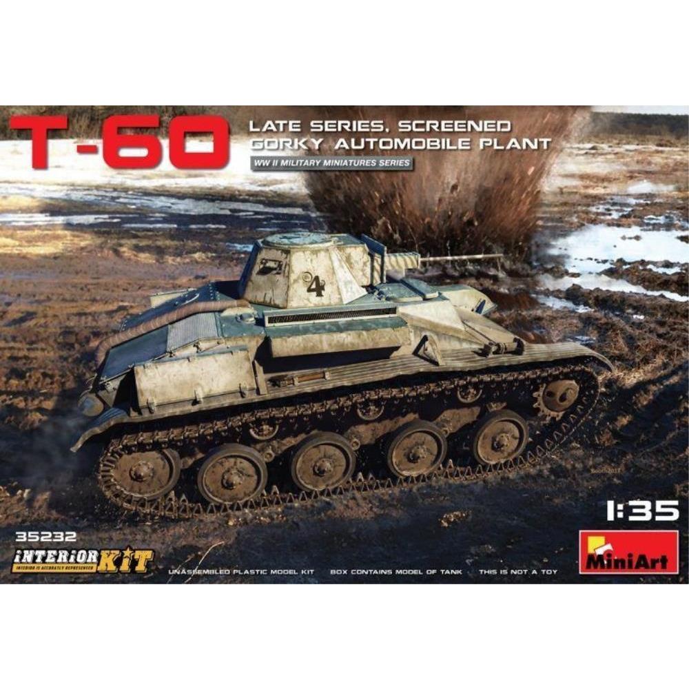 MINIART 1/35 T-60 Late Series,Screened (Gorky Plant) Int.Ki