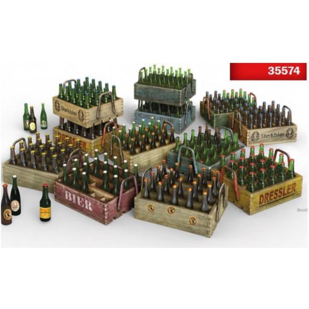 MINIART 1/35 Beer Bottles & Wooden Crates