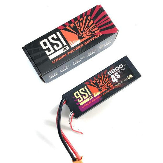 NINESTEPS 5200mAh 14.8V 50C 4 Cell LiPo Battery Hard Case (XT90)