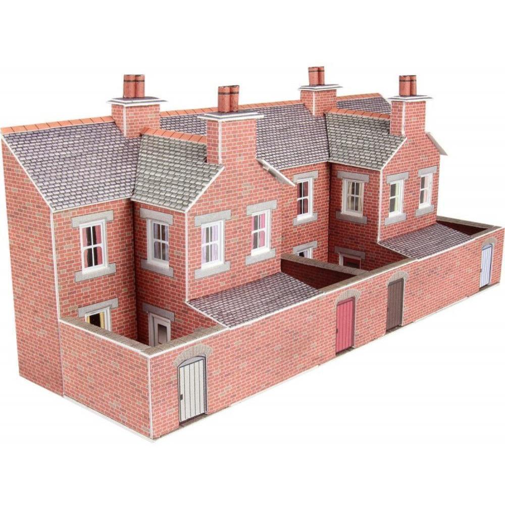 METCALFE N Low Relief Terraced House Backs Brick