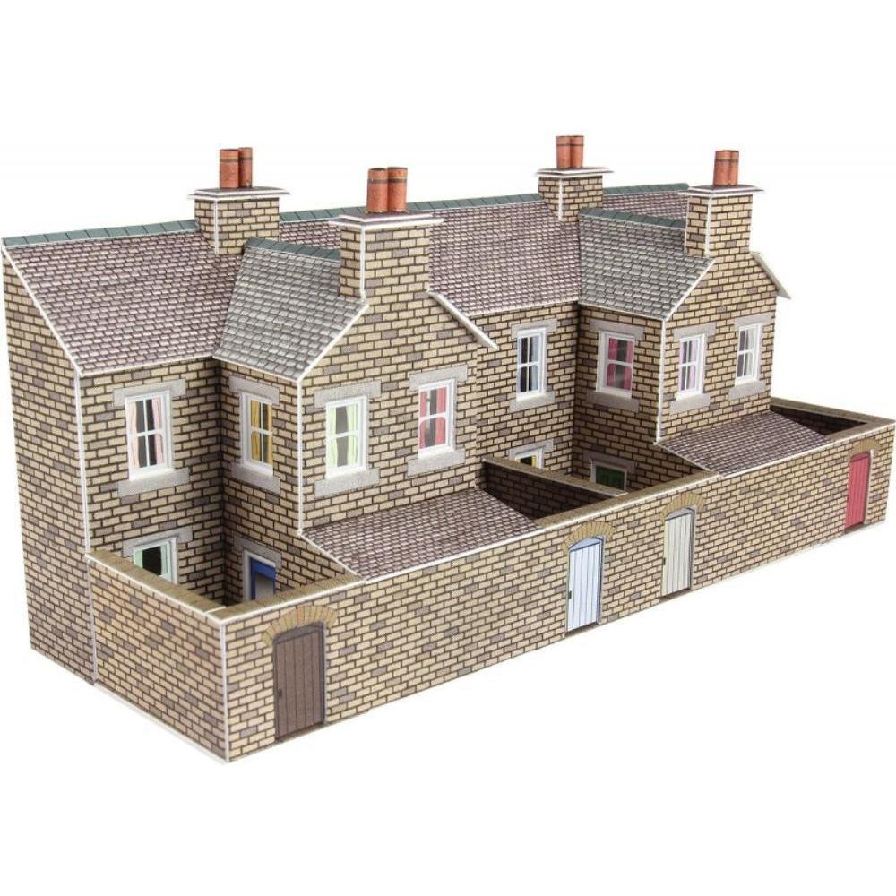 METCALFE N Low Relief Terraced House Backs Stone