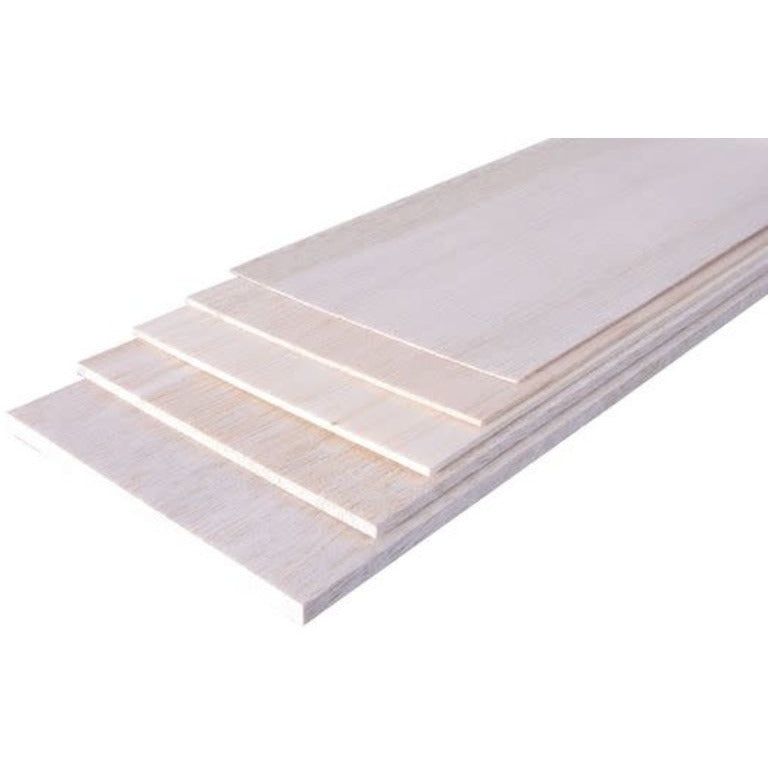 BALSA 5.0mm 75 x 915mm Premium Grade Balsa Wood Sheet