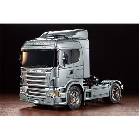 TAMIYA 1/14 Scania R470 4WD RC Truck, Silver Edition'