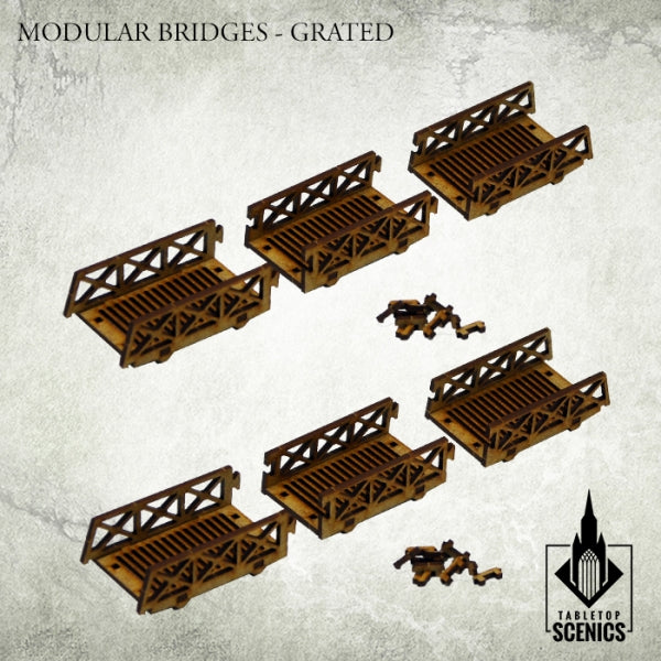 TABLETOP SCENICS Modular Bridges: Grated