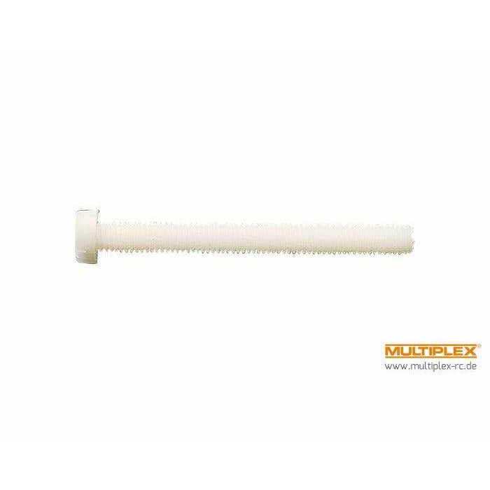 MULTIPLEX Plastic Cheese Head Screw M6x50mm (10)