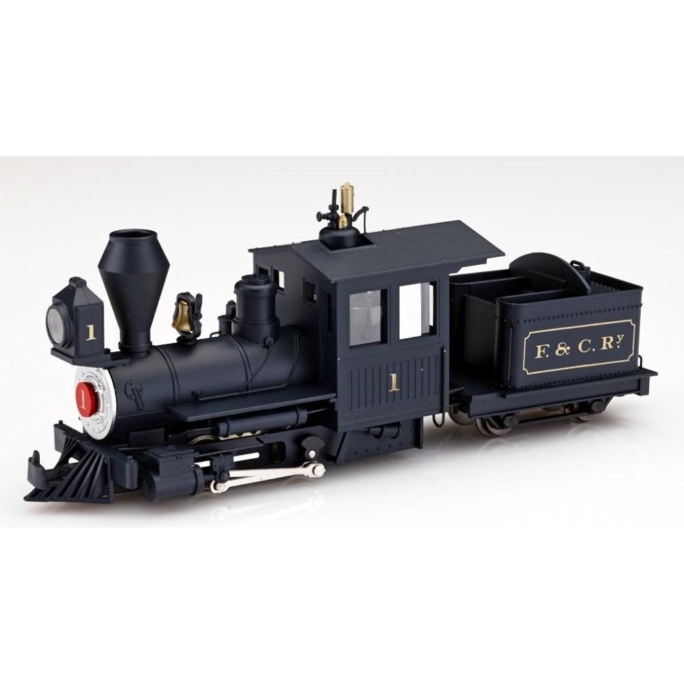 MINITRAINS OO9 F&C 0-4-0 Loco w/Tender - Black (w/Lettering)