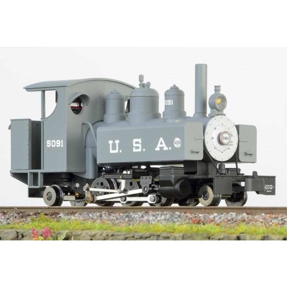 MINITRAINS OO9 Baldwin 2-6-2 Loco - Grey (Open Cab)