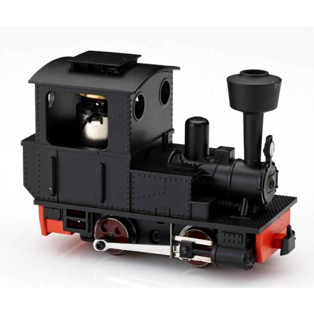 MINITRAINS OO9 Koppel 0-4-0 Steam Loco with Kobel Stack - Black