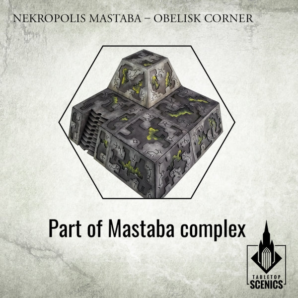 TABLETOP SCENICS Nekropolis Mastaba - Obelisk Corner