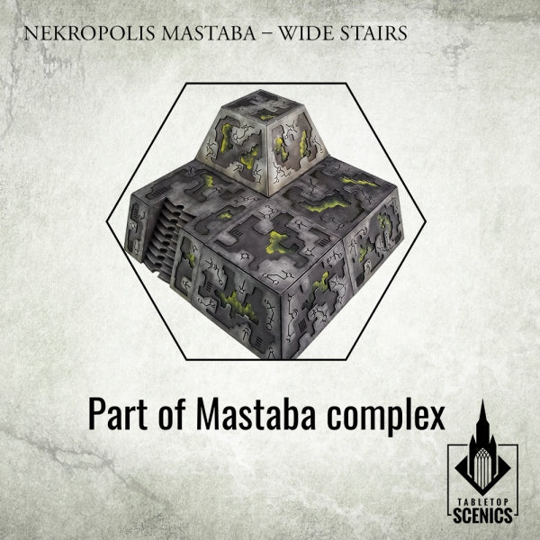 TABLETOP SCENICS Nekropolis Mastaba - Wide Stairs