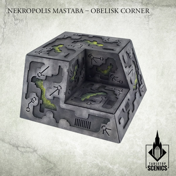 TABLETOP SCENICS Nekropolis Mastaba - Obelisk Corner