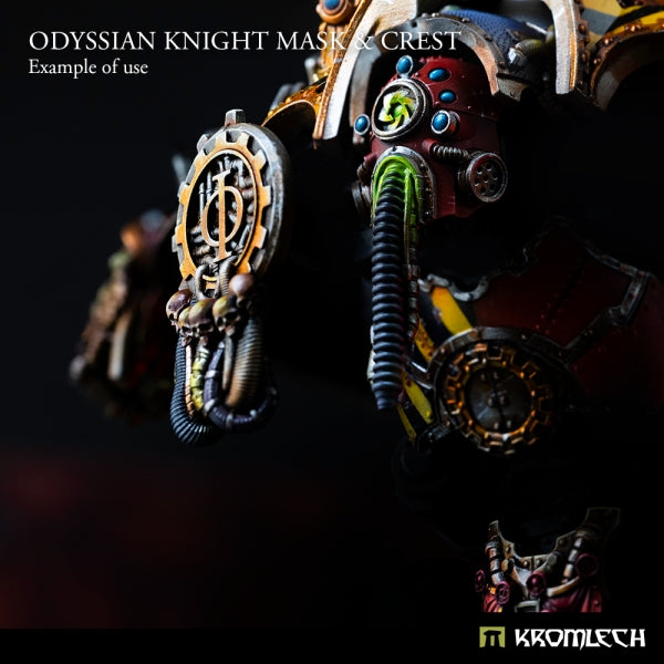 KROMLECH Odyssian Knight Mask & Crest (2)