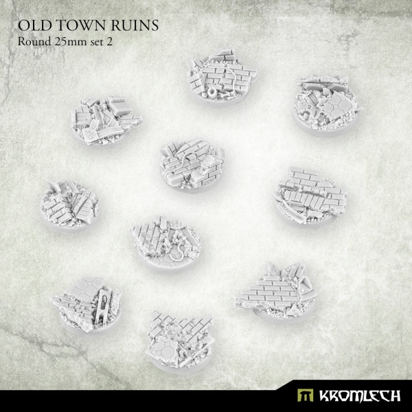 KROMLECH Old Town Ruins Round 25mm Set 2 (10)