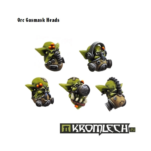 KROMLECH Orc Gasmask Heads (10)